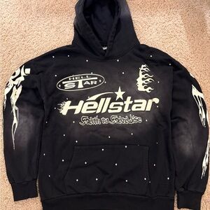 Black Graphic Hoodie